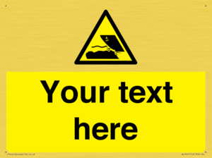 Custom Warning submerged objects in watercraft areas